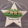 Baby Ornament: Four Peas in a Pod, Personalized