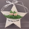 Baby Ornament: Two Peas in a Pod, Personalized