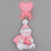 Baby's First Christmas Ornament - Candy Cane Snowbaby