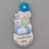 Grandma's Christmas Gift | Baby Blue First Christmas Ornament