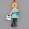Pregnant Lady Ornament | Personalized