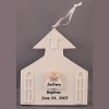 Baptism Ornament | Baby and Church | Personalized