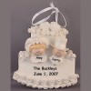 Wedding Cake Ornament, Personalized