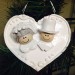 Wedding Ornament: Heart with Bride and Groom